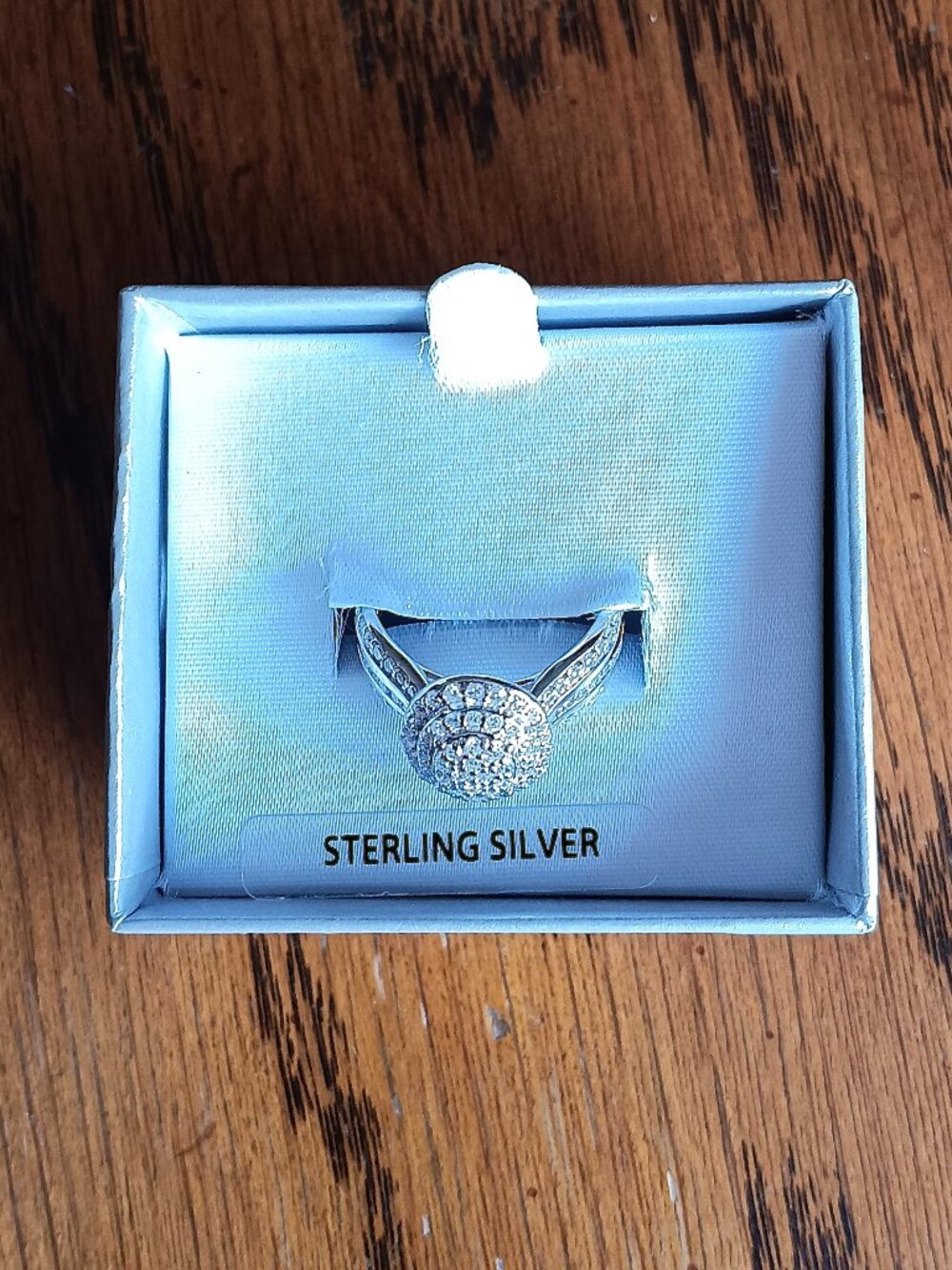 NEW Belk & Co. 1 ct. t.w. Lab Grown Diamond Ring in Sterling Silver, size 7